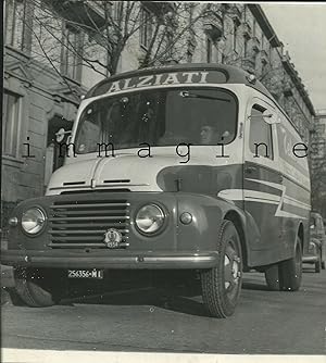 Fotografia originale - Fiat 615, Alziati Elettrodomestici Milano, 1954