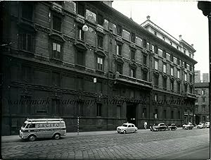 Fotografia originale, Milano Via Boccaccio 1957