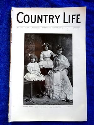 Country Life magazine No. 400, 3rd September 1904, Quenby Hall Leicester residence of Mr A.R.Doni...