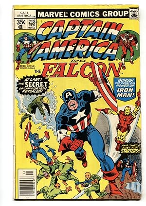 CAPTAIN AMERICA #218 1978-IRON MAN-BUSCEMA comic book