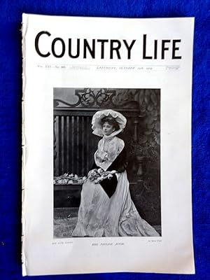 Country Life magazine No. 408, 29th October 1904, Faulkbourne Hall Essex. Miss Pauline Astor. Wit...