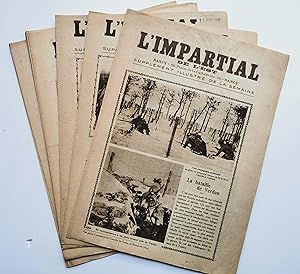 l'IMPARTIAL de l'EST supplément illustré de la Semaine - 9 numéros Avril/mai 1916