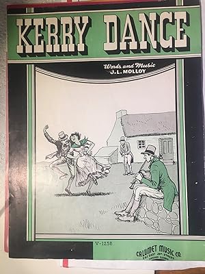 Kerry Dance. Illustrated Sheet Music.