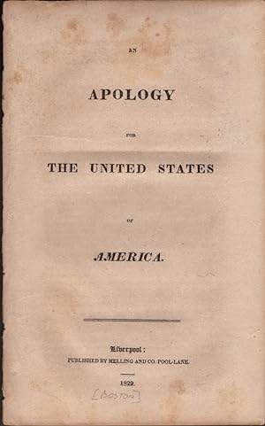 An Apology For The United States of America