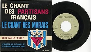 "CHANTS DE LA RÉSISTANCE ET DE LA DÉPORTATION" EP 45 tours original français édité par la F.N.D.I...