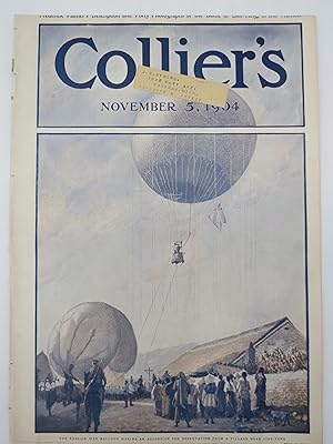 COLLIER'S WEEKLY MAGAZINE - NOVEMBER 5, 1904 (OTTO BACHER RUSSIAN WAR BALLOON COVER; LIAO-YANG WA...