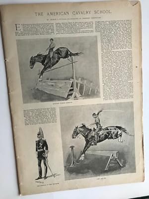 "The American Cavalry School" [in Harper's Weekly]