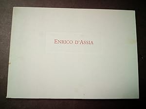 Enrico d'Assia. A cura di Arcangeli Luciano. Galleria Carlo Virgilio. 1990