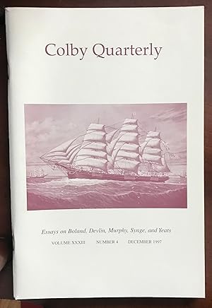 Colby Quarterly, Volume XXXIII, Number 4, Decmber 1997