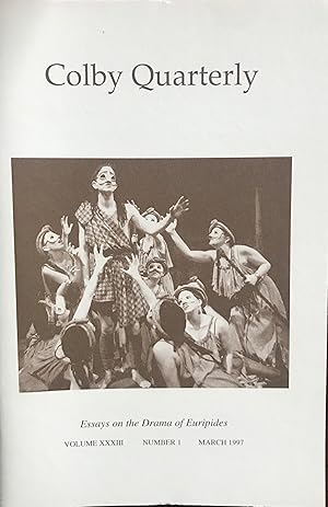 Colby Quarterly, Volume XXXIII, Number 1, March 1997