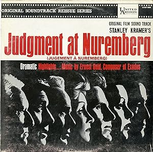"JUGEMENT A NUREMBERG de Stanley KRAMER" JUDGMENT AT NUREMBERG / Musique par Ernest GOLD (+ Burt ...