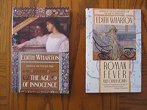 Edith Wharton Two (2) Book Trade Paperback Lot, including: The Age of Innocence and; Roman Fever ...