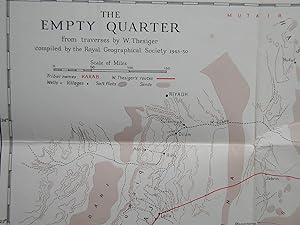The Empty Quarter. From Traverses By W. Thesiger. Compiled By the Royal Geographical Society 1945...