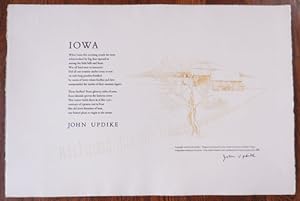 Iowa (Signed Broadside Poem)