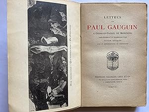 Lettres de Paul Gauguin à Georges-Daniel de Monfreid.