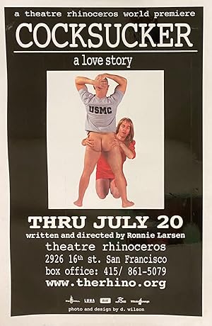 Cocksucker: a love story [poster] a Theatre Rhinoceros World Premiere