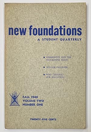 New Foundations: a student quarterly. Volume 2, no. 1 (Fall 1948)