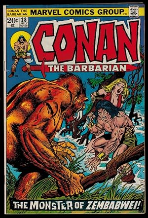 CONAN THE BARBARIAN No 28. Illustrated by John Buscema.