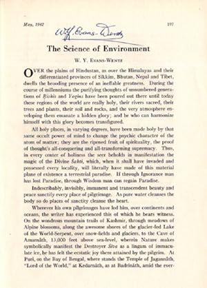 THE SCIENCE OF ENVIRONMENT: Theosophical Forum: Vol. XX, No. 5