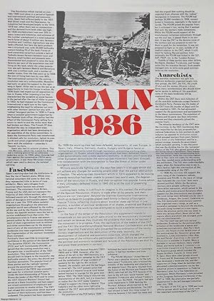 Spain 1936. A Libertarian Communist Special Supplement. Published by LCG, c.1975.