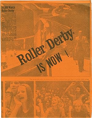 Roller Derby is Now! (Original press kit from Bay Promotions Roller Derby, circa 1972)