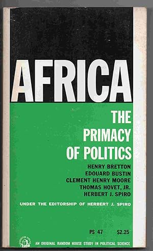 Africa. The Primacy of Politics,