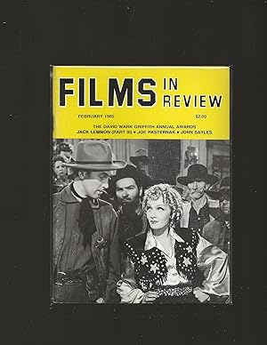 Films in Review February 1985 James Stewart and Marlene Dietrich in "Destry Rides Again"