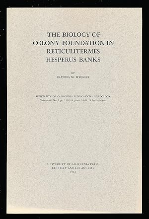 The biology of colony foundation in Reticulitermes hesperus Banks