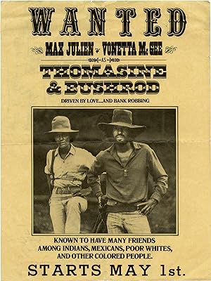 Thomasine and Bushrod (Original flyer for the 1974 film)