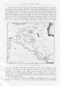 THE LAND OF THE EAST - SKETCH MAP MAP SHOWS PLACES : GEORGIA, DIARBEKIR, AL JEZIRAH, MESOPOTAMIA,...