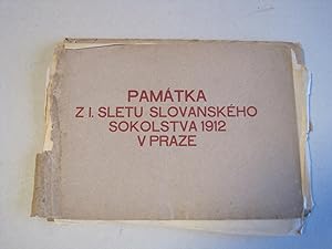 Pamatka Tl. Sletu Slovanskeho Sokolstva 1912 V Praze. 16 Fotos in Original-Mappe. Komplett!