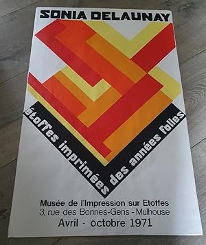 Affiche Sonia Delaunay - Exposition à Mulhouse Avril / Octobre 1971