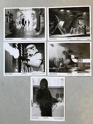 Star Wars [Star Wars: Episode IV - A New Hope] (Collection of five original photographs from the ...
