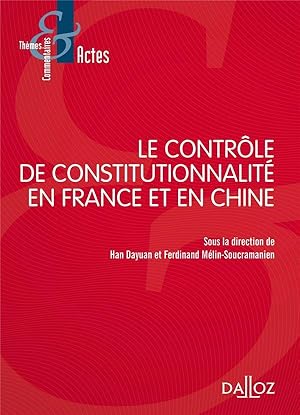 le contrôle de constitutionnalité en France et en Chine
