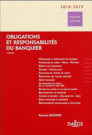 obligations et responsabilités du banquier (édition 2018/2019)