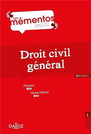droit civil général (21e édition)