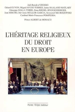 L'héritage religieux du droit en Europe