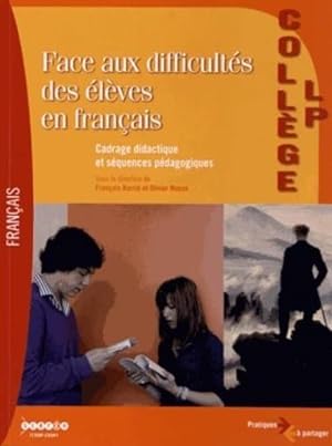 face aux difficultés des élèves en français ; livre de l'enseignant