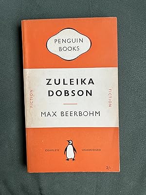 Zuleika Dobson or an Oxford Love Story The Penguin Books 895