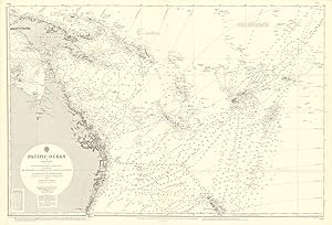Pacific Ocean in four sheets comprised between the parallels of 37  North and 37  South and exten...