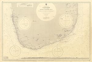 Indian Ocean - Ceylon - South Part - South of Latitude 7°20'N