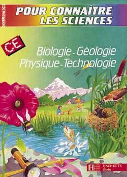 Biologie, géologie, physique, technologie CE