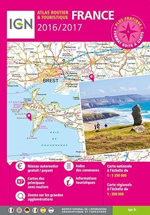 atlas routier et touristique, France (édition 2016/2017)