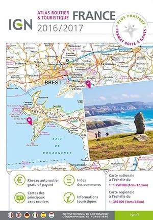 atlas routier et touristique, France (édition 2016/2017)