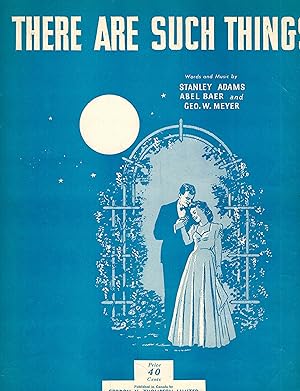 There Are Such Things - Vintage Sheet Music
