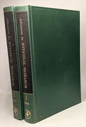 Advances in Botanical research - VOLUME 1 & 2