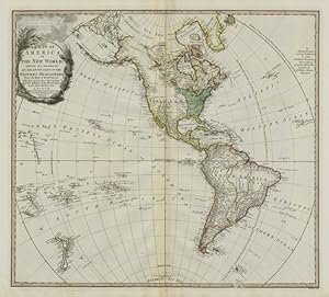 A map of America or the New World wherein are introduced all the known parts of the Western Hemis...