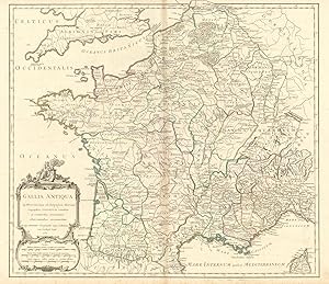 Gallia Antiqua in provincias et Populos divisa, Geographicis Sansonum conatibus et recentioribus ...