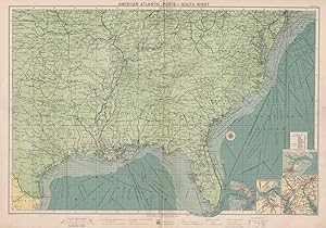 American Atlantic Ports - South Sheet; Inset Galveston; Hampton Roads; Baltimore & Philadelphia