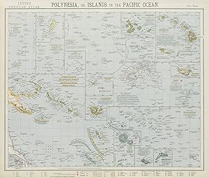 Polynesia, or Islands in the Pacific Ocean; Inset maps of Mariana or Ladrones; Pelew or Palaos; G...